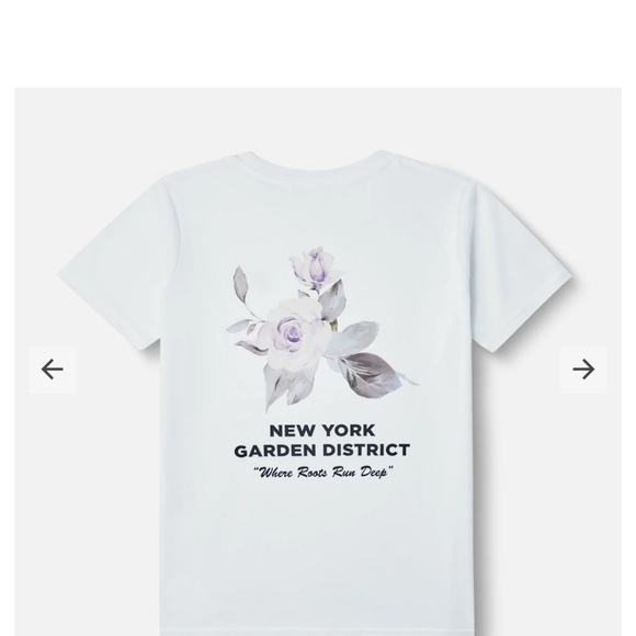 THE DRIP SHOP ROSE GARDEN TEE - Picture 4 of 7